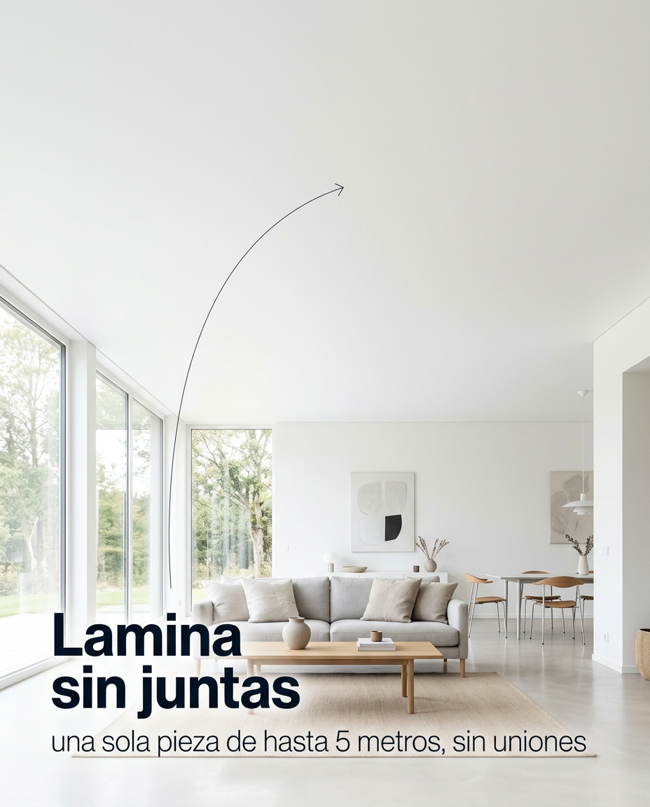 Lámina sin juntas