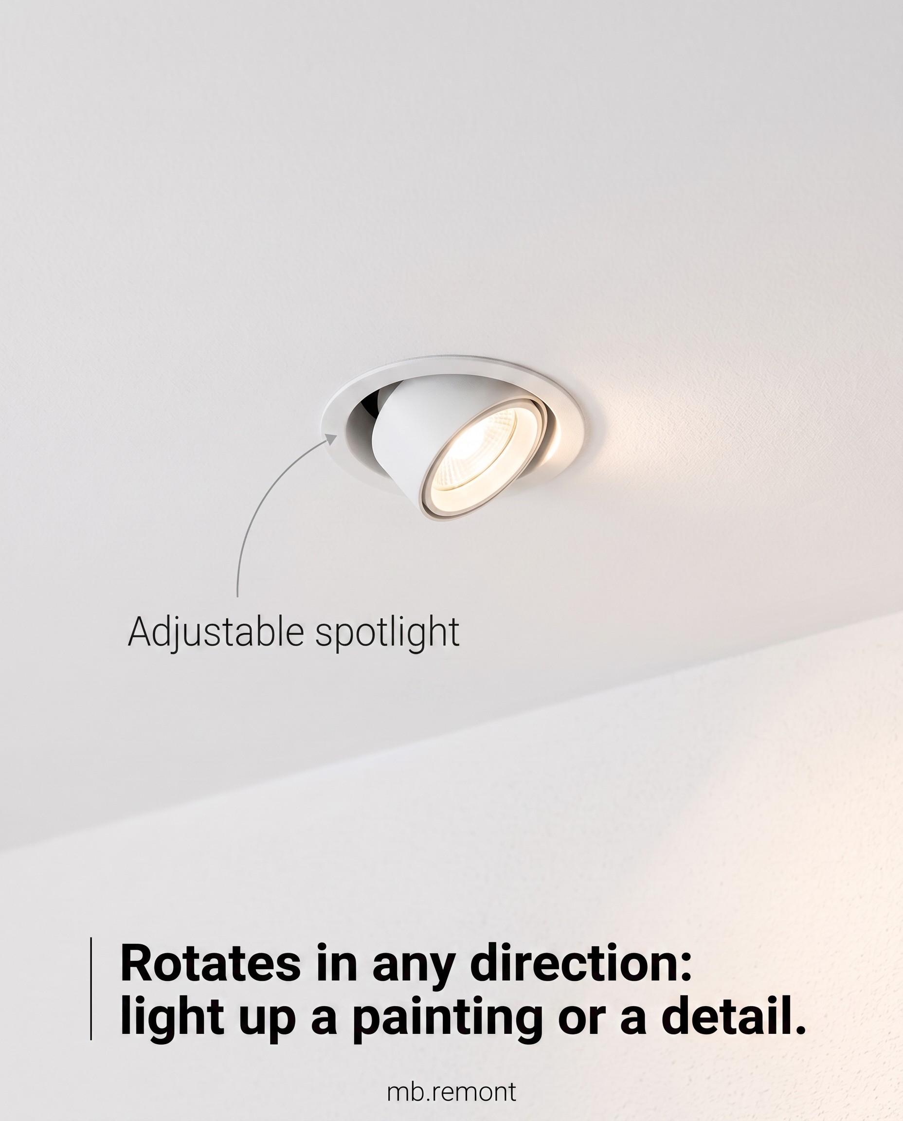 Adjustable spotlight