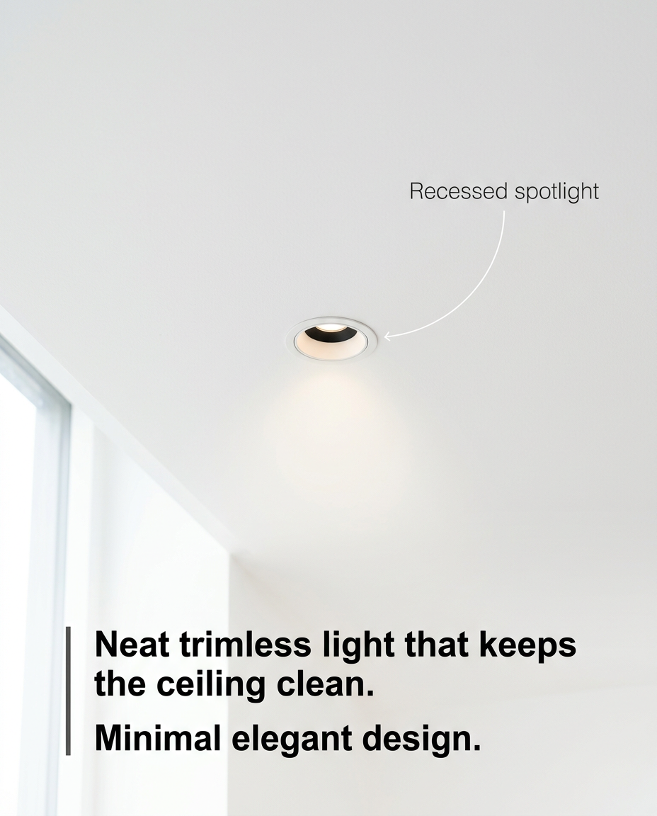 Recessed spotlight